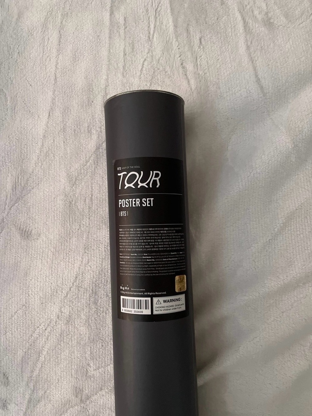 Official BTS MAP OF THE SOUL TOUR Poster Set